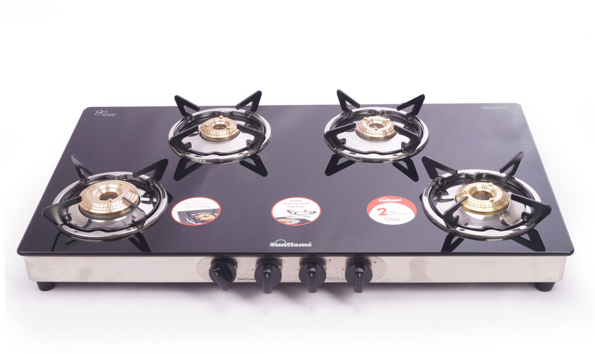Sunflame Nova XL Stainless Steel Manual Gas Stove