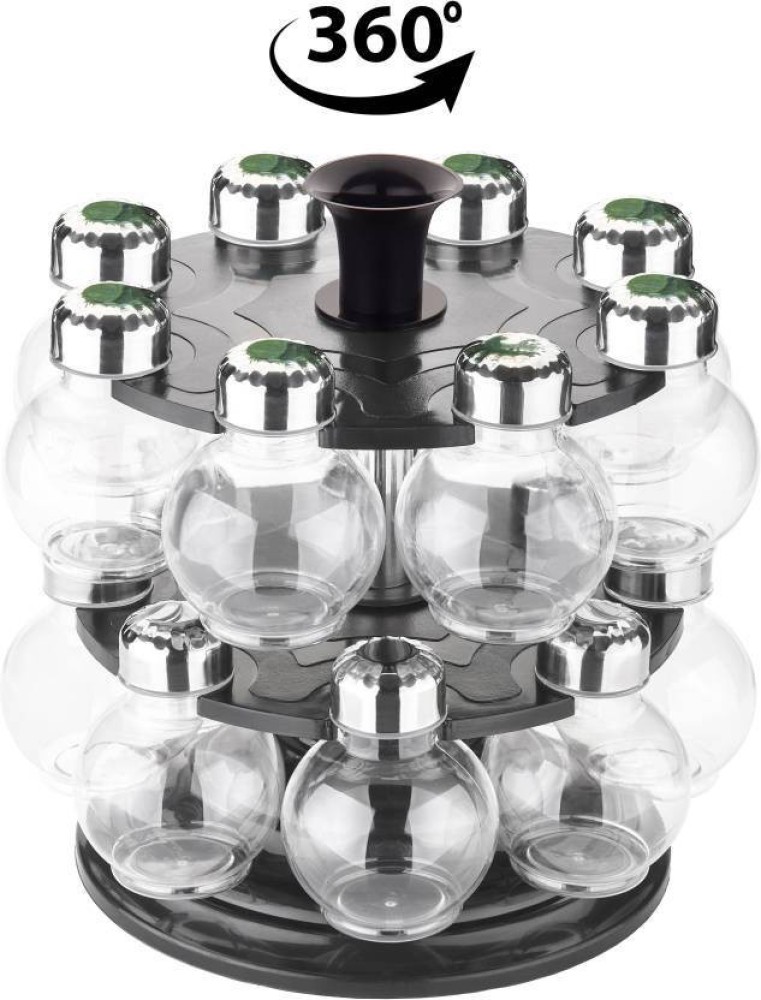 360 Degree Revolving Spice Jar Masala 20 Piece Spice Set/Condiment Set/Spice  Container