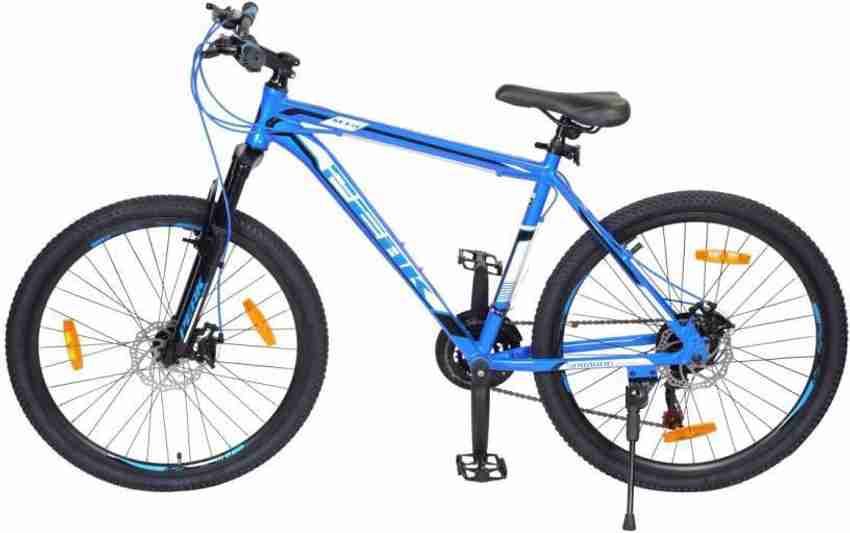 ATLAS Peak Hammer Bike For Adults Blue White 27.5 T Mountain