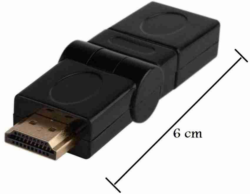 Etake HDMI Adapter 0.06 m Gold Plated 90 180 Degree Hdmi Male to
