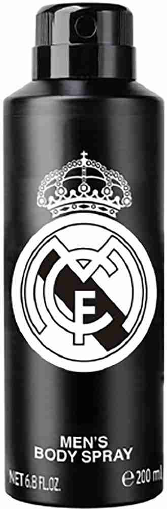 Real Madrid Black Deodorant Body Spray For Men Women