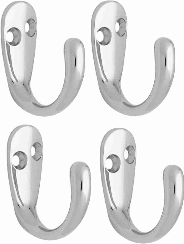 iSTAR Stainless Steel Unbreakable J Type Hook Bathroom Hooks Cloth