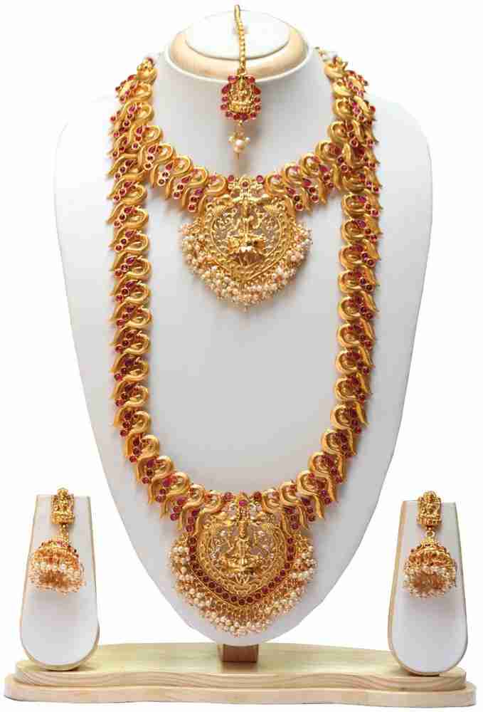 Swarajshop copper jewel top set