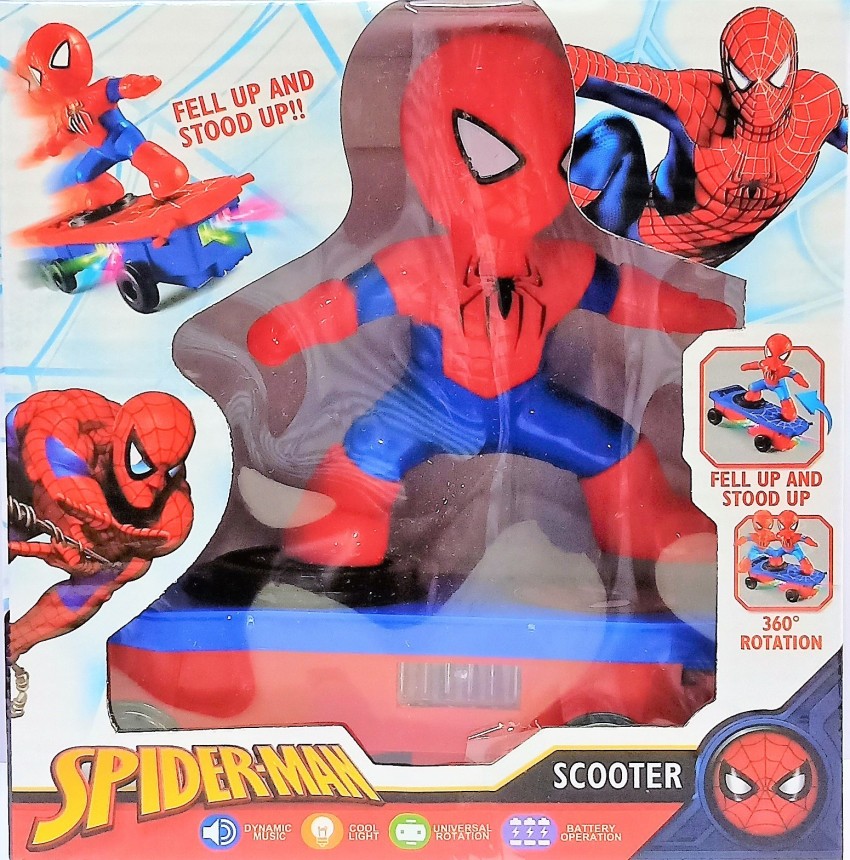Spider Man Voiture RC de scooter Spiderman avec une rotation de 360 degrés  777-80