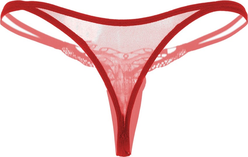 Xs and Os Women Thong Red Panty - Buy Xs and Os Women Thong Red Panty Online  at Best Prices in India