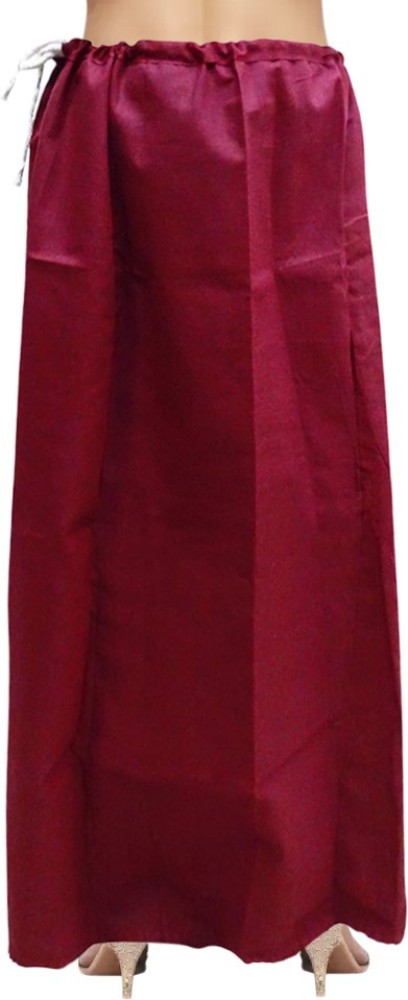 Underskirt Cotton Petticoat Women's Inskirt Saree Indian Inner Wear Free  Size