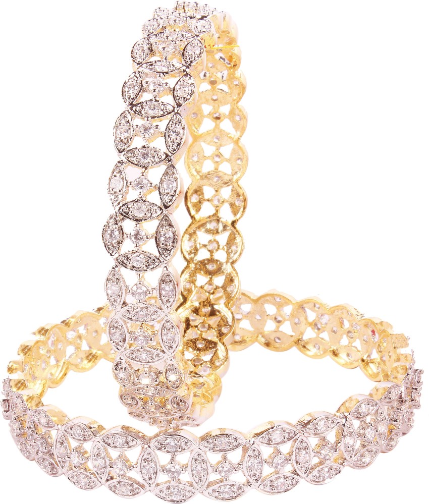 American diamond clearance bangles flipkart