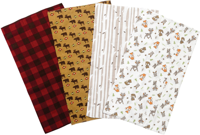 Trend Lab Northwoods 4 Pack Flannel Burp Cloth Set Buy Baby Care Products in India Flipkart