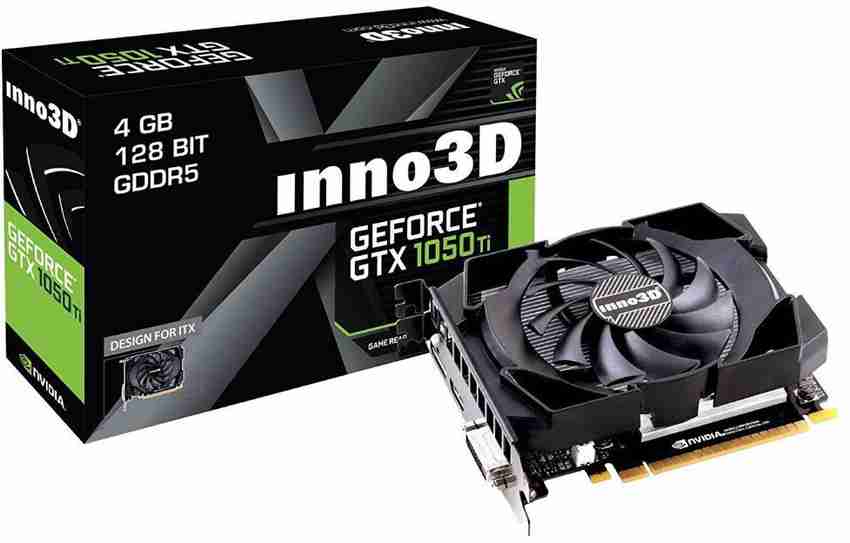 Inno3D NVIDIA GeForce GTX 1050 Ti 4GB GDDR5 Compact