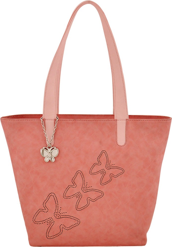 Buy Butterflies Women Pink Beige Hand held Bag Baby Pink Online Best Price in India Flipkart