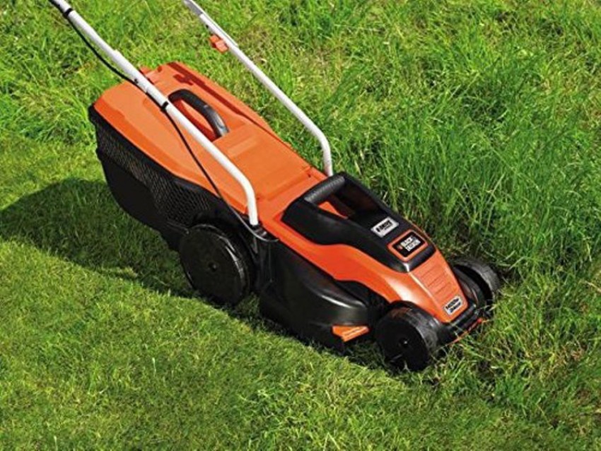 sarrah Black Decker 1400W Edge Max Lawn Mower with 34 cm Cut 40 L