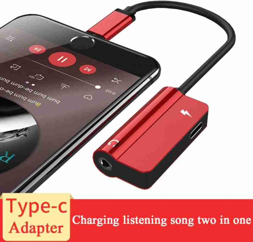 Type C to Dual 3.5 Jack USB C to 3.5mm Aux Double Earphones Audio Adap