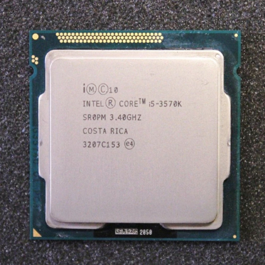 Intel i5 3570 3.4 GHz Upto 4 GHz LGA 1155 Socket 4 Cores 4 Threads 8 MB Smart Cache Desktop Processor Intel Flipkart