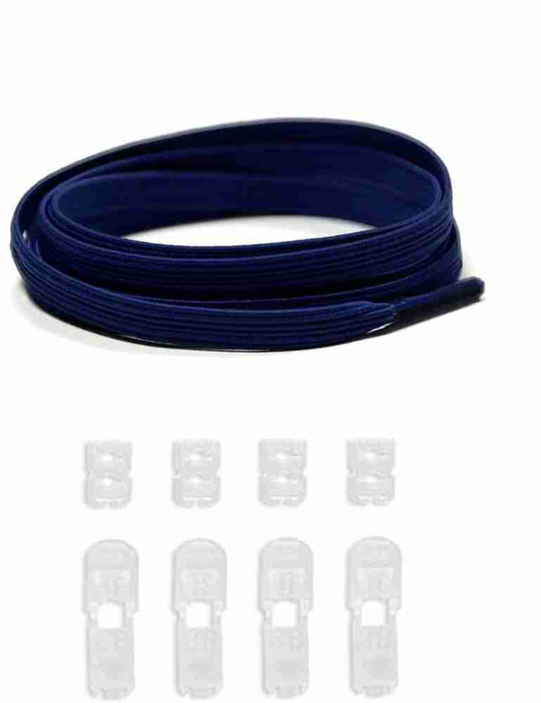 Navy blue no tie on sale laces