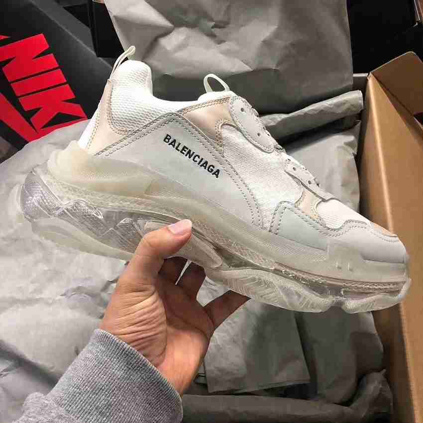 Transparent balenciaga shoes online