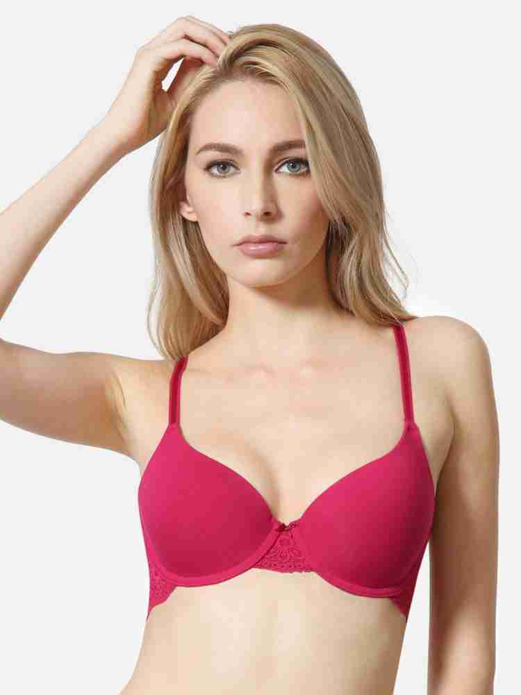 VAN HEUSEN Women Vivacious Solid Antibacterial Padded Breathable Bra Women T -Shirt Heavily Padded Bra - Buy VAN HEUSEN Women Vivacious Solid  Antibacterial Padded Breathable Bra Women T-Shirt Heavily Padded Bra Online  at