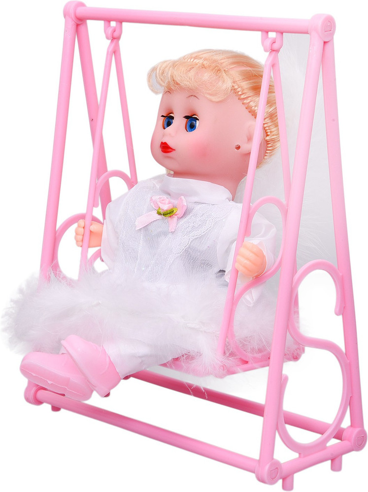 Doll on shop a swing
