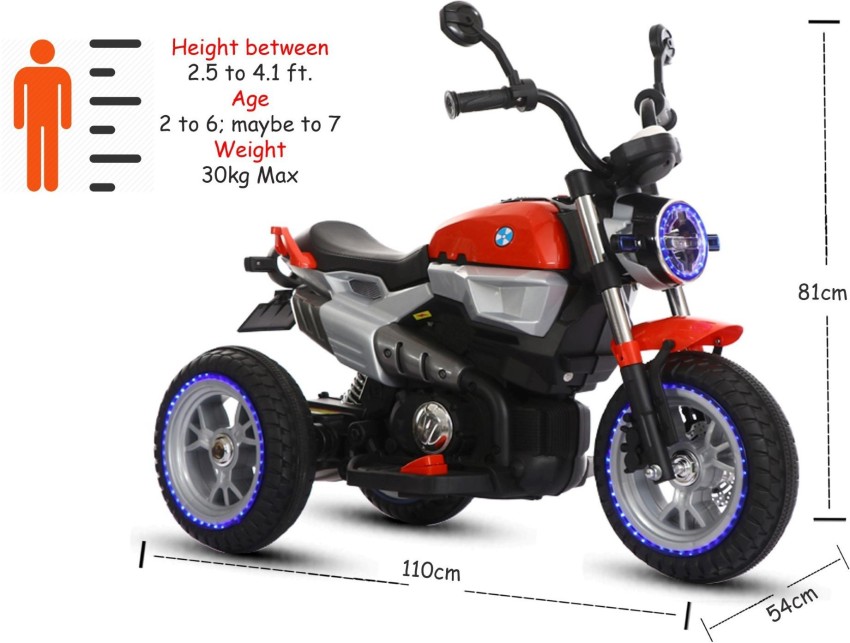 Kiddie motorcycle deals battery operated