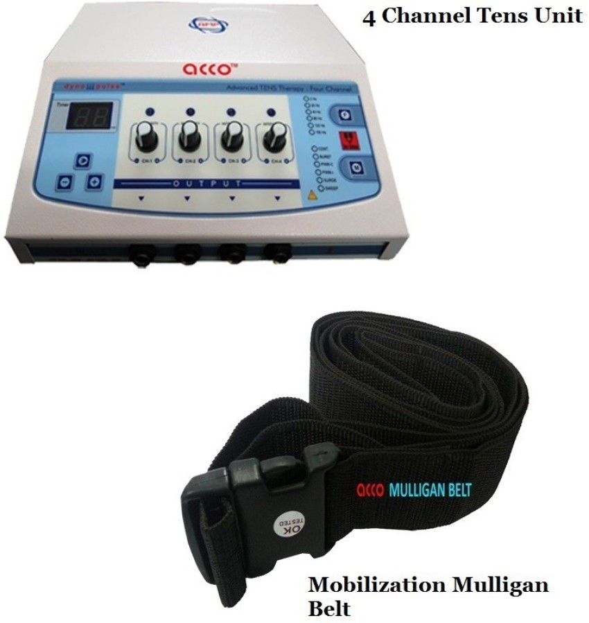 ACCO 4 Channel Tens Muscle Stimulator Machine for Pain Relief