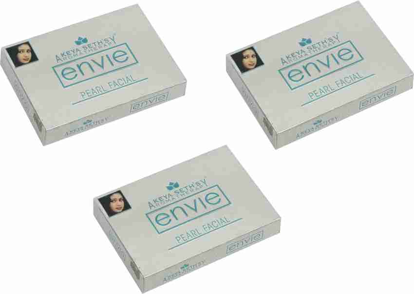 KEYA SETH AROMATHERAPY Envie Pearl Facial Kit Combo pack of 3