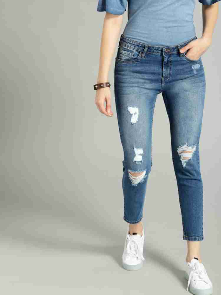 How to Fix Ripped Jeans - No Sewing Machine Required - Melly Sews