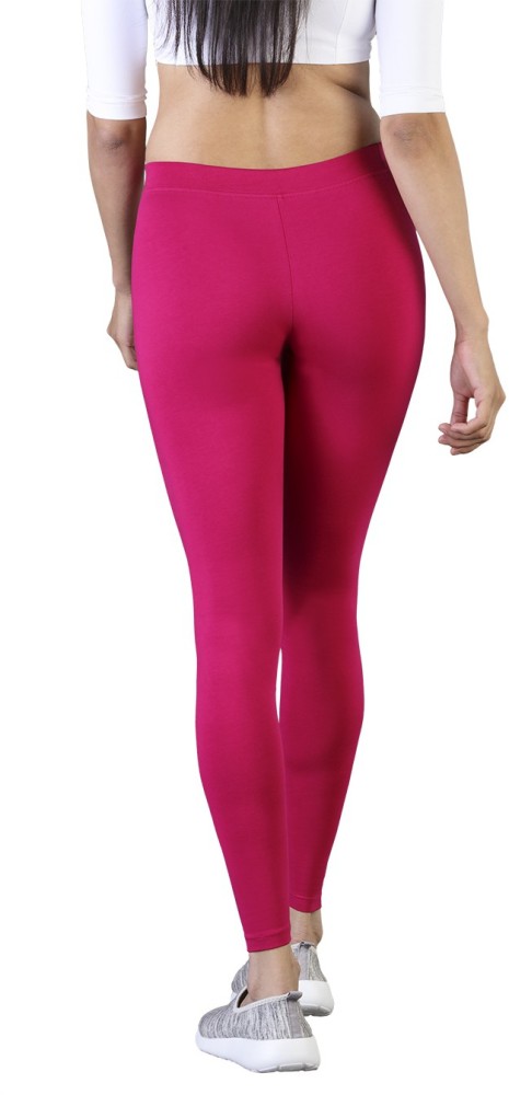 Twin Birds Pink Shock Women Churidar Legging - Radiant Series (Size XL to  3XL)