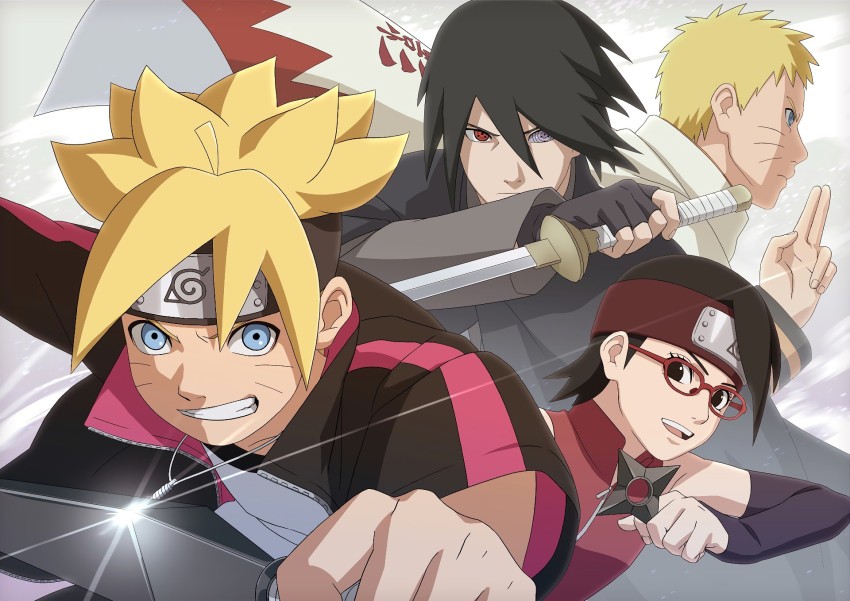 Naruto  Arte imagina Sarada adulta