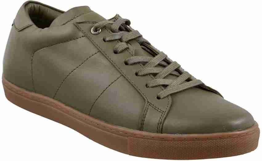 Sko Men Olive Green Sneakers