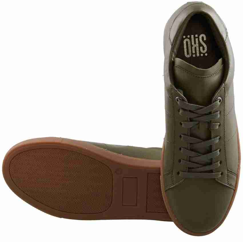 Sko Men Olive Green Sneakers