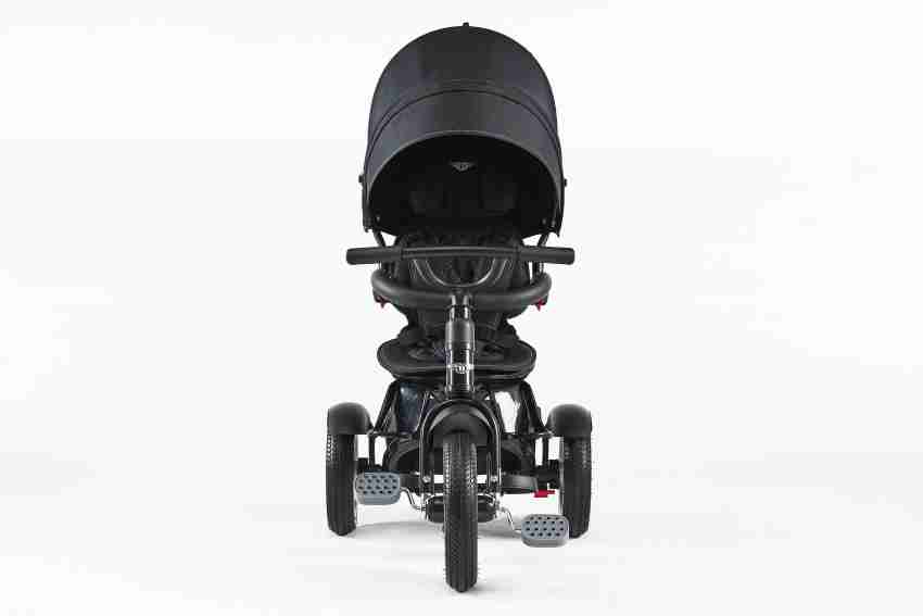 BENTLEY 6 in 1 Baby Tricycle and Stroller with Bag Onyx Black