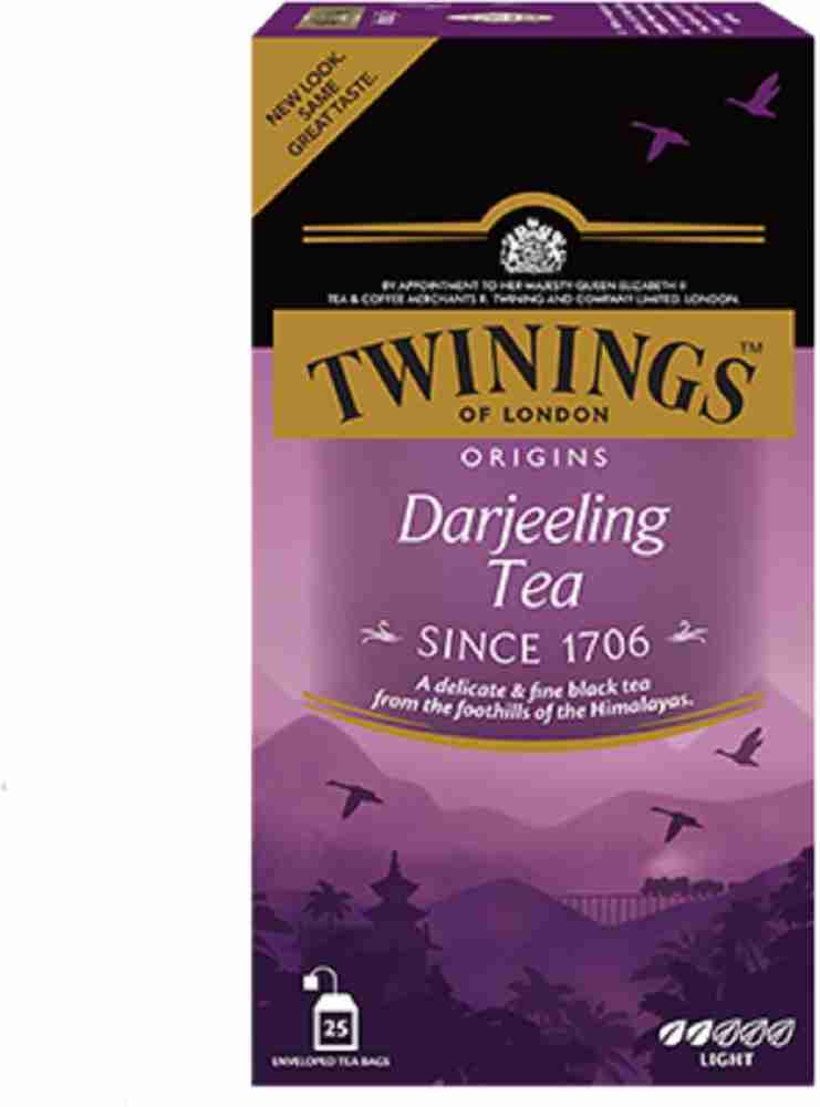 TWININGS Darjeeling Tea, 25 Tea Bags Black Tea Bags Box Price in