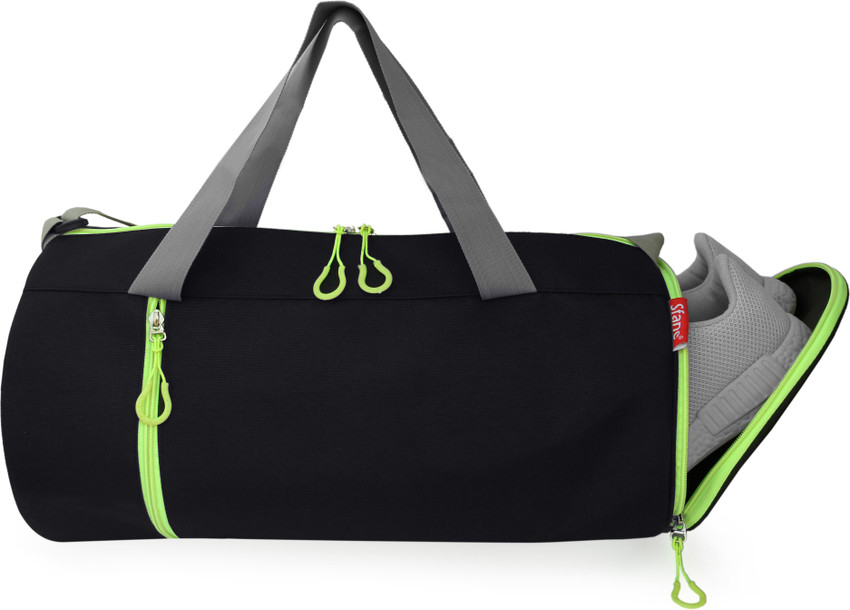 Sfane Men Women Neon Black with Separate Shoe Compartment Sports