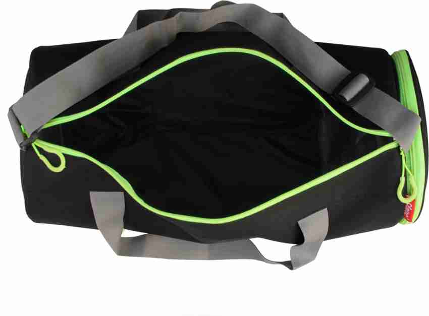 Sfane Men Women Neon Black with Separate Shoe Compartment Sports Duffel Gym Duffel Bag Neon Price in India Flipkart