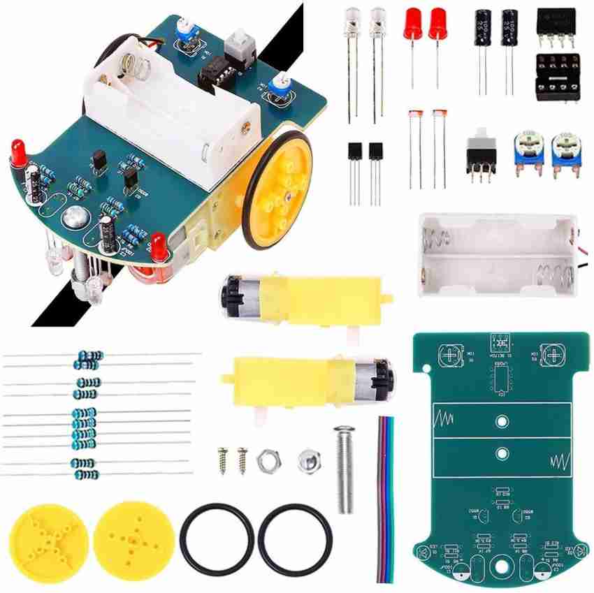 1 Set DIY Smart Car Soldering Project Kit Kids DIY Science
