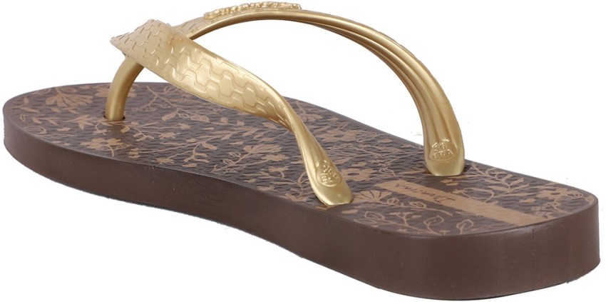 Ipanema gold 2025 flip flops