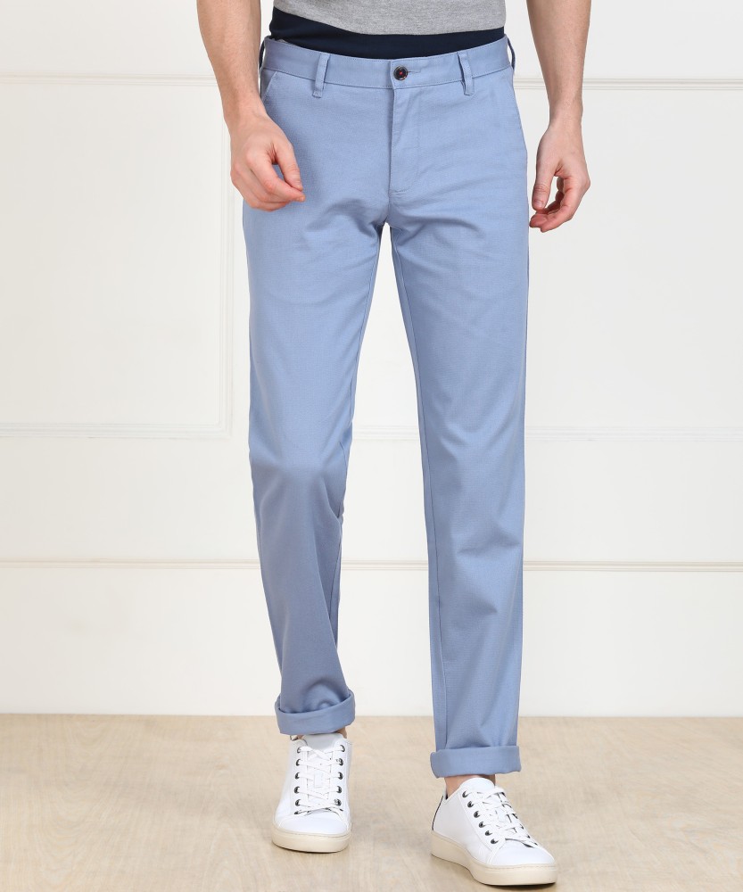 Louis Philippe Sport Casual Trousers, Louis Philippe Blue Trousers for Men  at louisphilippe.abfrl.in