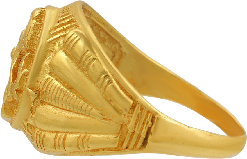Mens gold ring discount design without stone