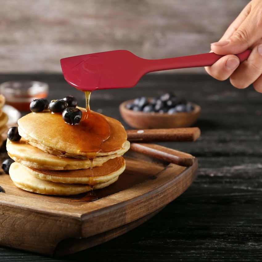 Silicone Flexible Pancake Turner, Features 600F Heat-Resistant No