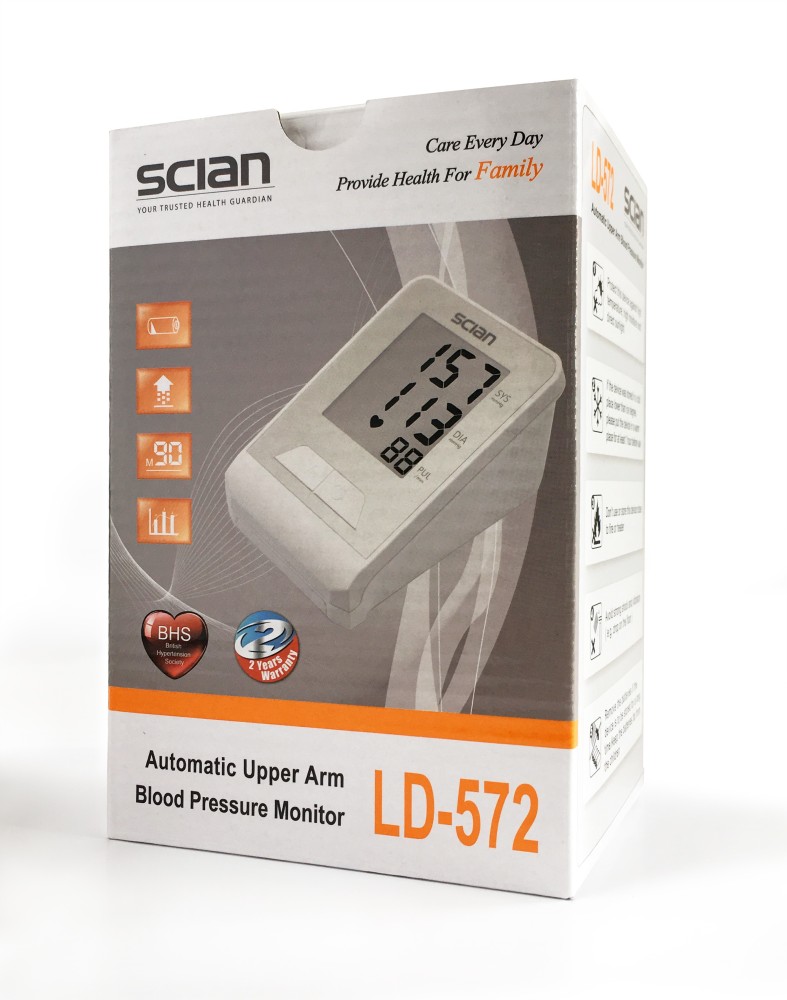 Scian Blood Pressure Monitor Upper Arm with Adjustable Cuff