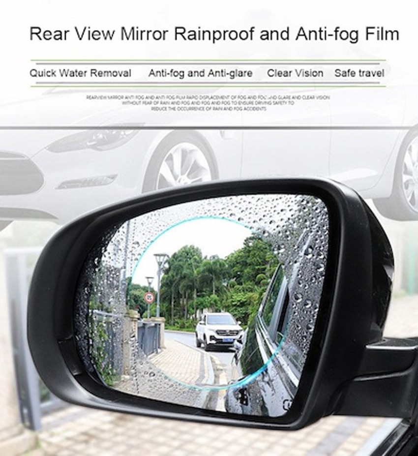 LIFEMUSIC Anti-Fog Anti-Glare Film Sticker Car Mirror Car Mirror