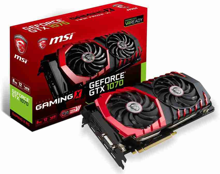 MSI NVIDIA GeForce® GTX 1070 GAMING X 8G 8 GB GDDR5 Graphics 
