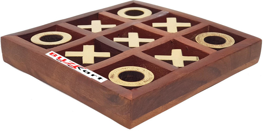 Buy Galliard Games Wooden Puzzle, Tic Tac Toe, Noughts & Crosses