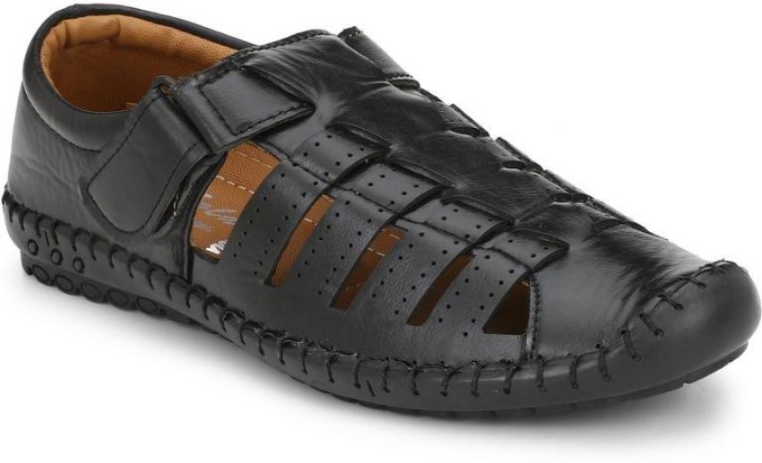 A.R Gold Men Black Sandals Buy A.R Gold Men Black Sandals Online