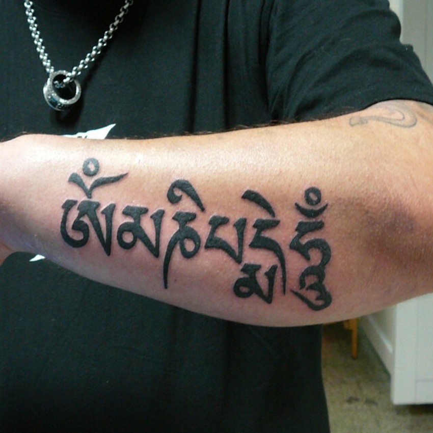 Om Mani Padme Hum Feel Enlightened with these Buddhist Tattoos  Tattoodo