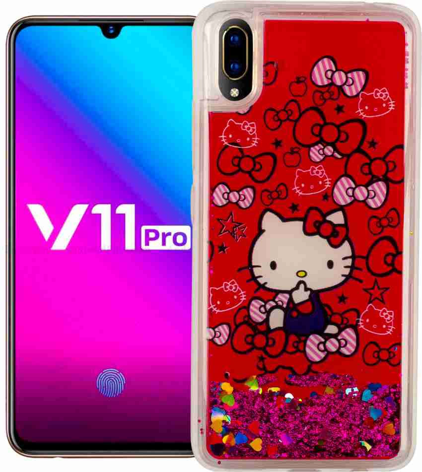 GBAKS Back Cover for Vivo V11 Pro Fully Glitter and Liquid with