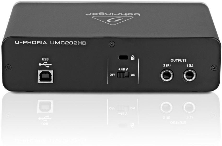 INTERFACE DE AUDIO USB BEHRINGER UMC202HD U-PHORIA