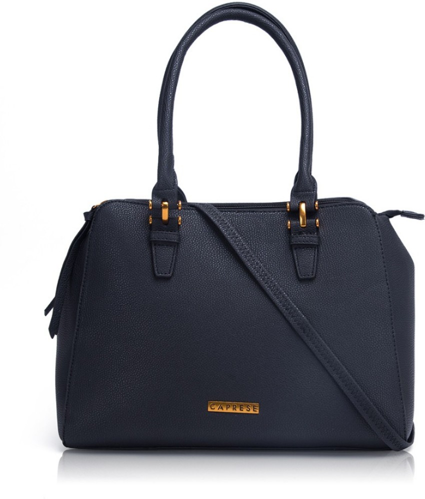 Buy Caprese Women Black Satchel Black Online Best Price in India