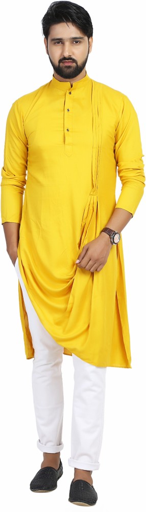 Pathani discount kurta yellow