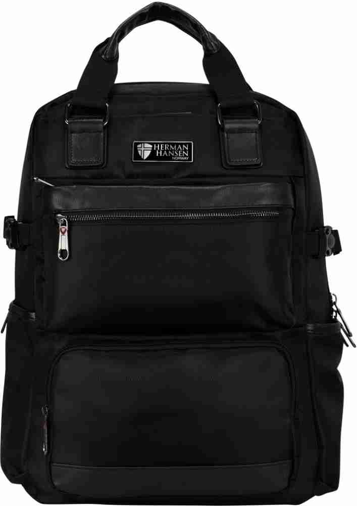 HERMAN HANSEN 15.6 inch Laptop Backpack Black Price in India Flipkart