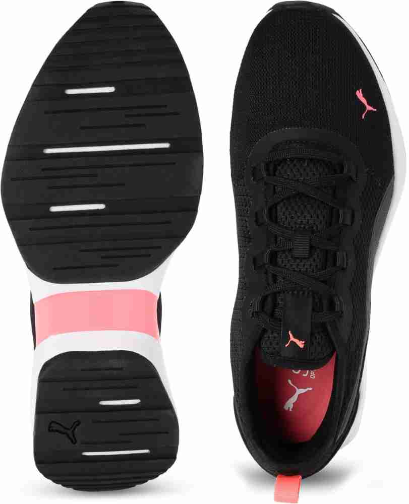 PUMA Sirena Sport Black Pink Alert Running Shoes For Women Buy PUMA Sirena Sport Black Pink Alert Running Shoes For Women Online at Best Price Shop Online for Footwears in India